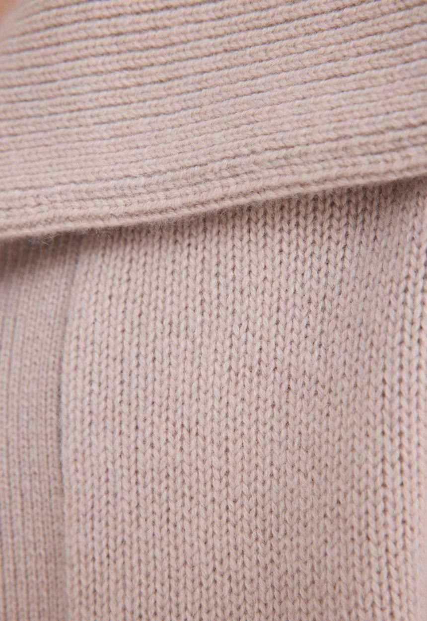 Jac + Jack Saddle Cashmere Jacket - Flaxen Beige